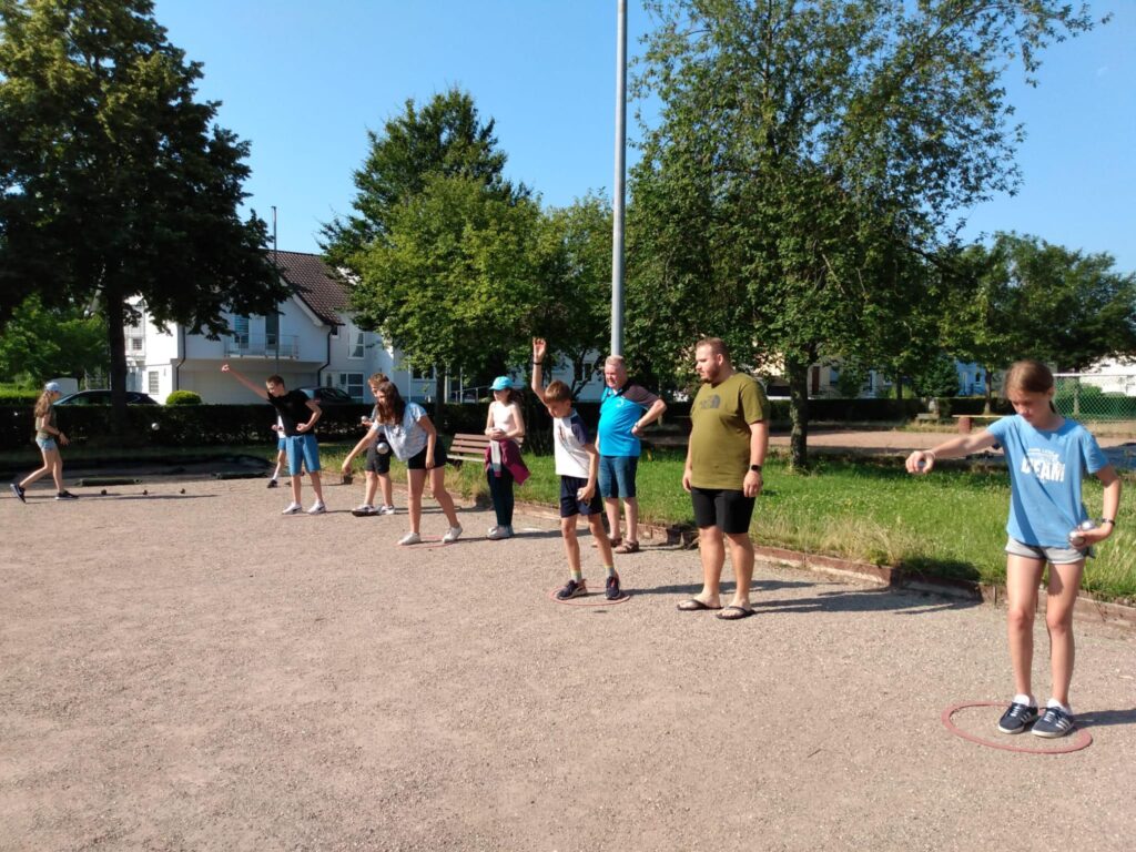 Pétanque in der Projektwoche